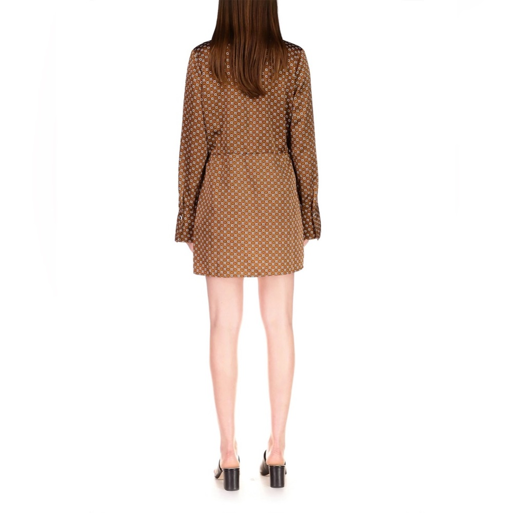 Sanctuary Women's Modern Shirtdress Geometric Print Button Down Size Medium - Picture 6 of 7